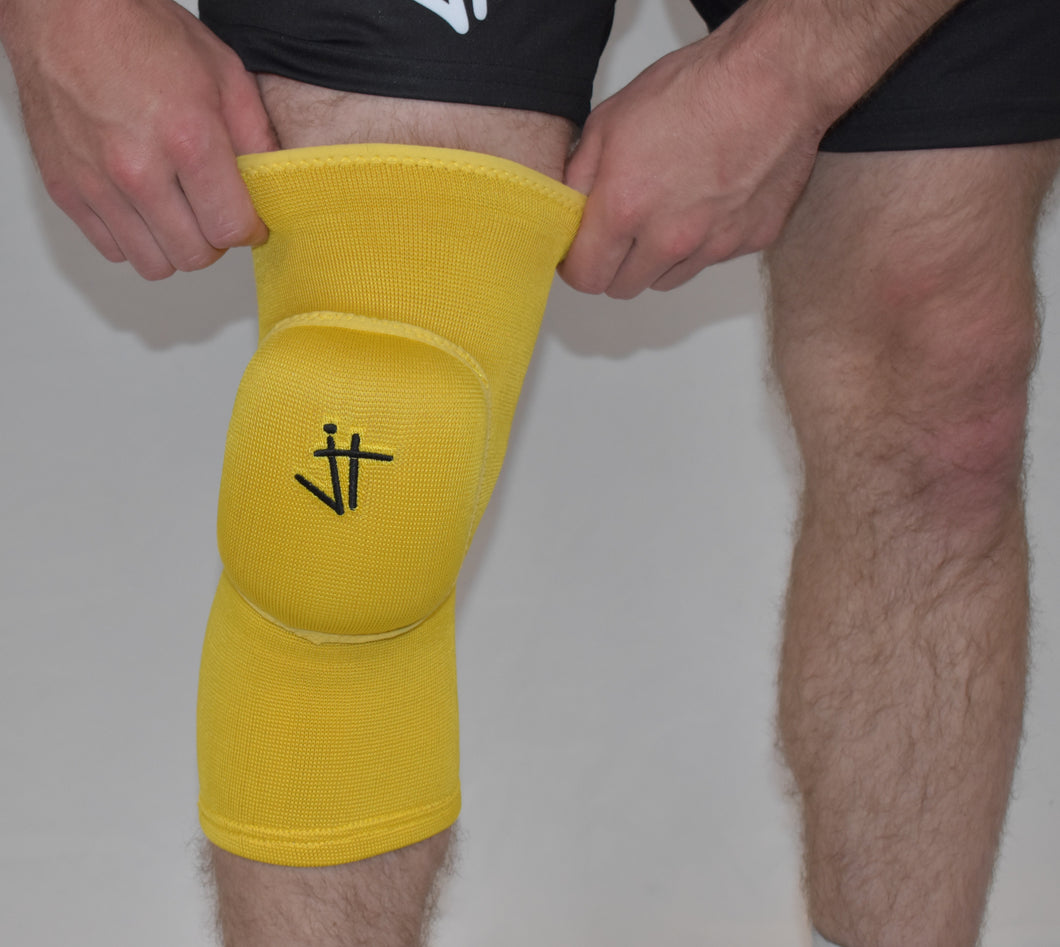 JT Bubble Sleeve Knee Pad Yellow