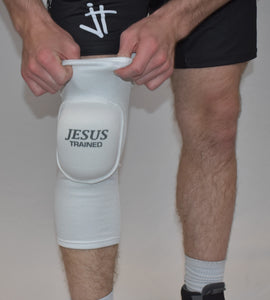 Jesus Trained Bubble Sleeve Knee Pad