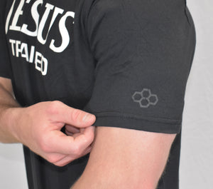 Jesus Trained Black & White T-Shirt