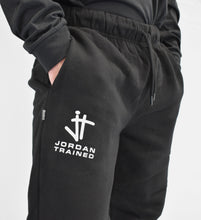 Load image into Gallery viewer, New Black Jordan Trained Sweatpants
