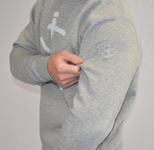 Load image into Gallery viewer, New Grey Jordan Trained Crewneck