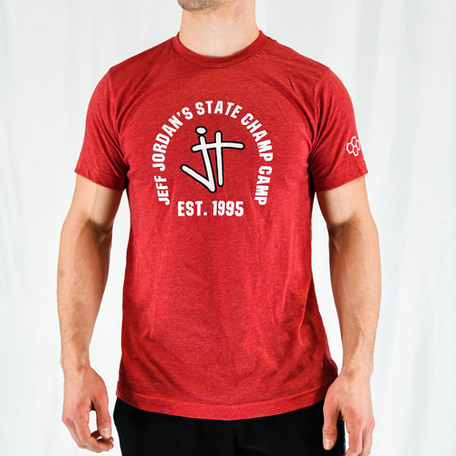 Jeff Jordan's State Champ Camp Established 1995 t-shirt