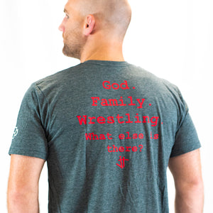 Jesus Trained Grey & Red T-Shirt